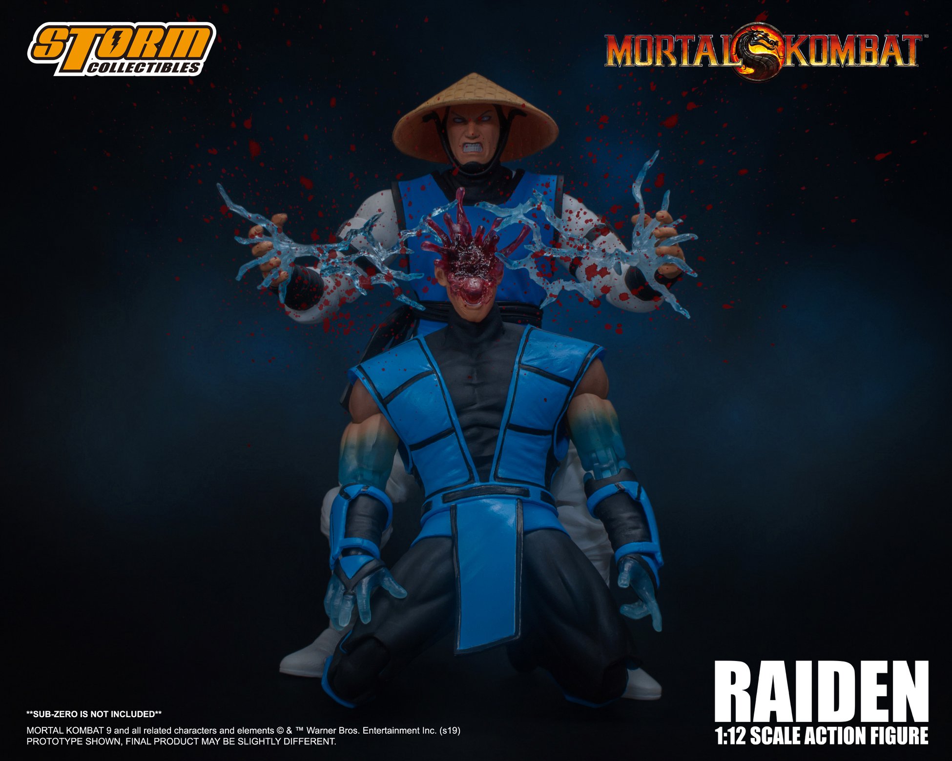 Storm Collectibles Announce Mortal Kombat Raiden 1/12 Scale Figure