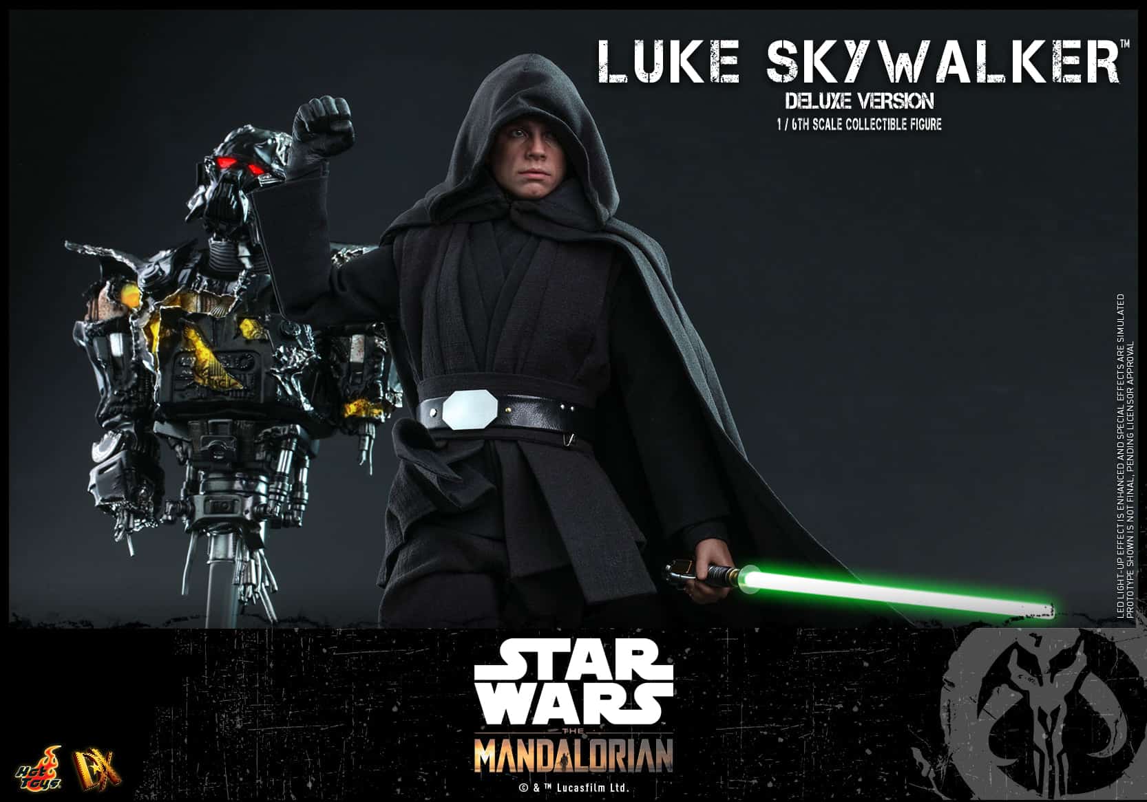 Hot Toys Announce The Mandalorian Luke Skywalker 1/6 Scale Figure ...