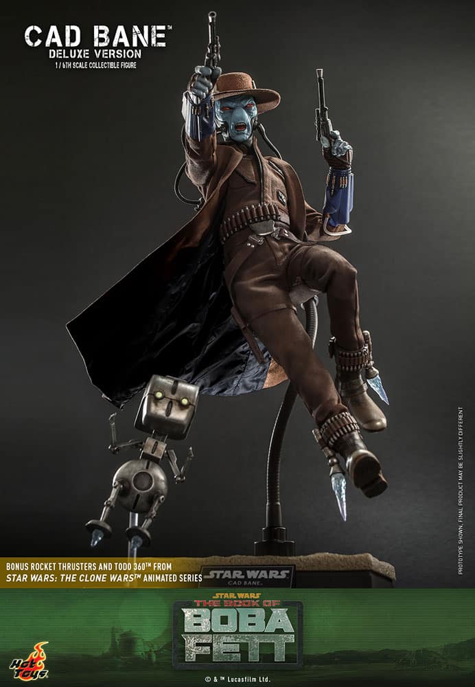 Hot Toys Book of Boba Fett  Deluxe Cad Bane 1/6 Scale Figure July to December 2023 with TODO 360