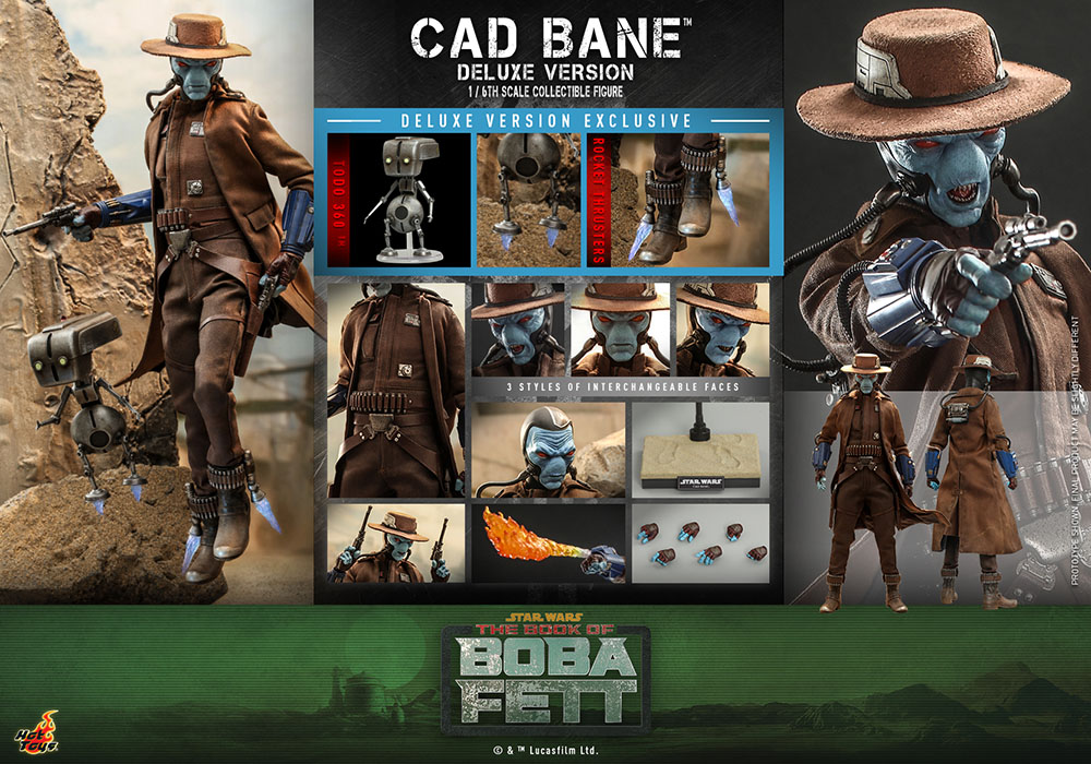 Hot Toys Book of Boba Fett  Deluxe Cad Bane 1/6 Scale Figure July to December 2023 with TODO 360