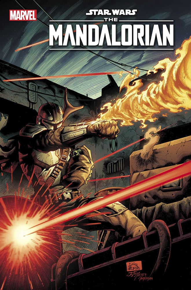 Star War Mandalorian #3 comic Stegman